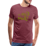 Rise and Shine - Tee For Me Men's Premium T-Shirt - heather burgundy