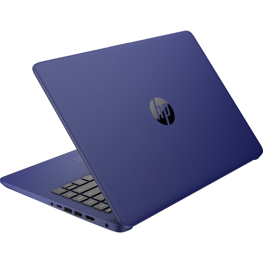 HP 14-fq0000 14-fq0010nr 14" Notebook - HD - 1366 x 768 - AMD 3020E - 4 GB Total RAM - 64 GB Flash Memory - Blue