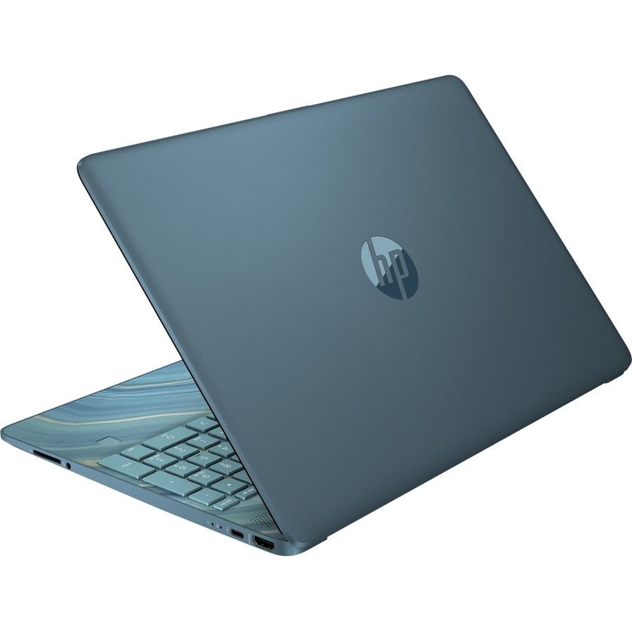 HP 15-dy0000 15-dy0029ds 15.6" Notebook - HD - 1366 x 768 - Intel Celeron N4120 Quad-core (4 Core) - 4 GB Total RAM - 128 GB SSD - Teal - Refurbished