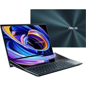 Asus ZenBook Pro Duo 15 UX582 UX582HM-XH96T 15.6" Touchscreen Notebook - 4K UHD - 3840 x 2160 - Intel Core i9 11th Gen i9-11900H - 32 GB Total RAM - 1 TB SSD - Celestial Blue